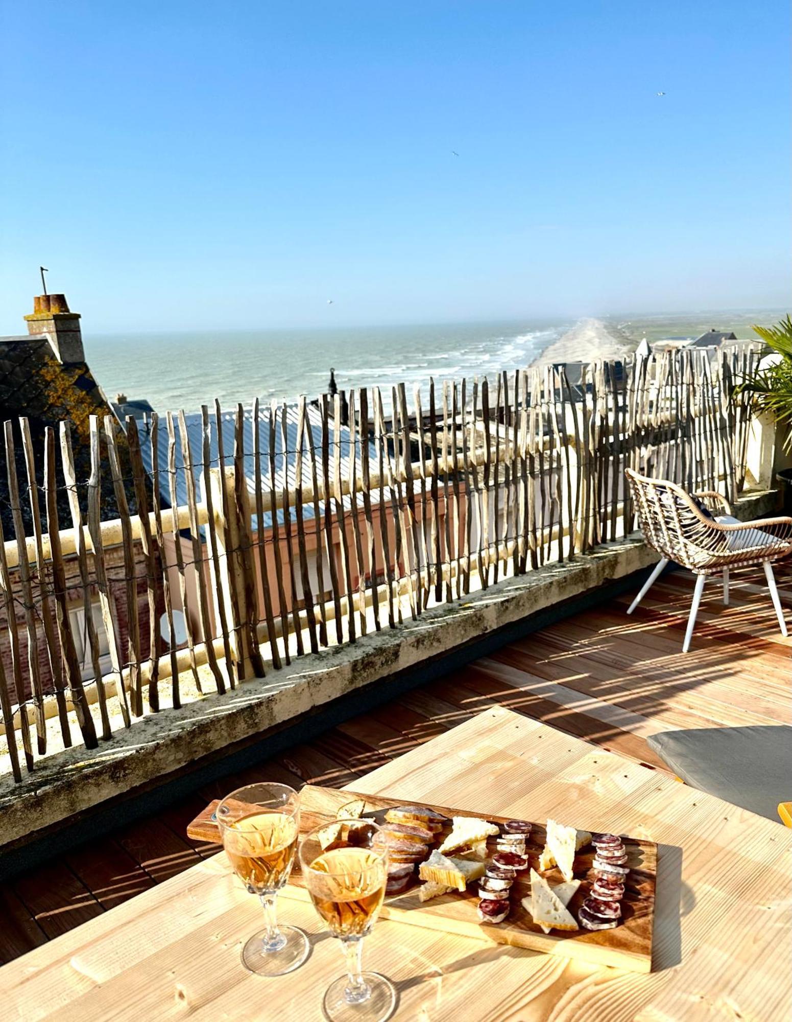 La Terrasse D'Ault Apartment Bagian luar foto